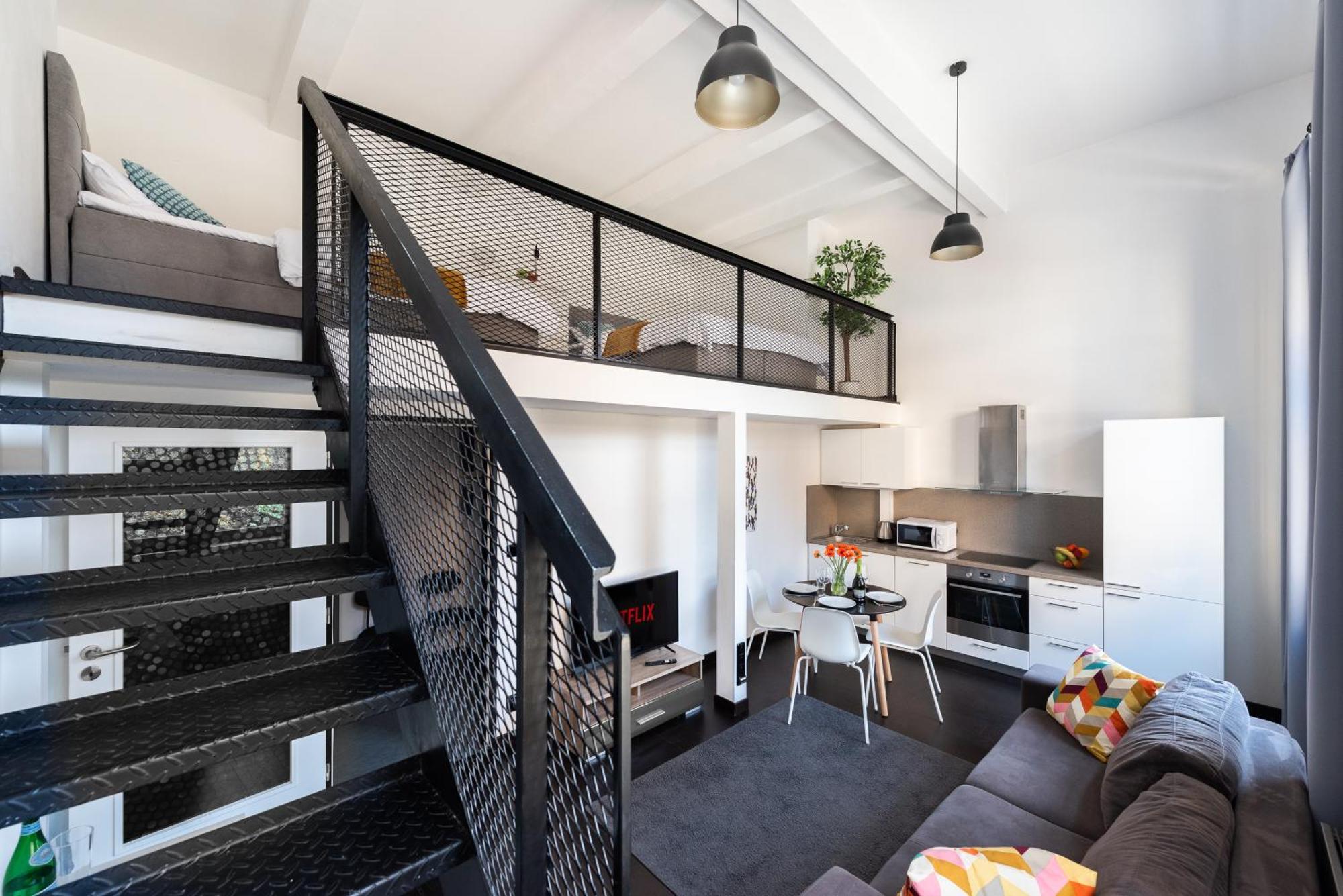 Lejlighed Modern Loft-apartments In *