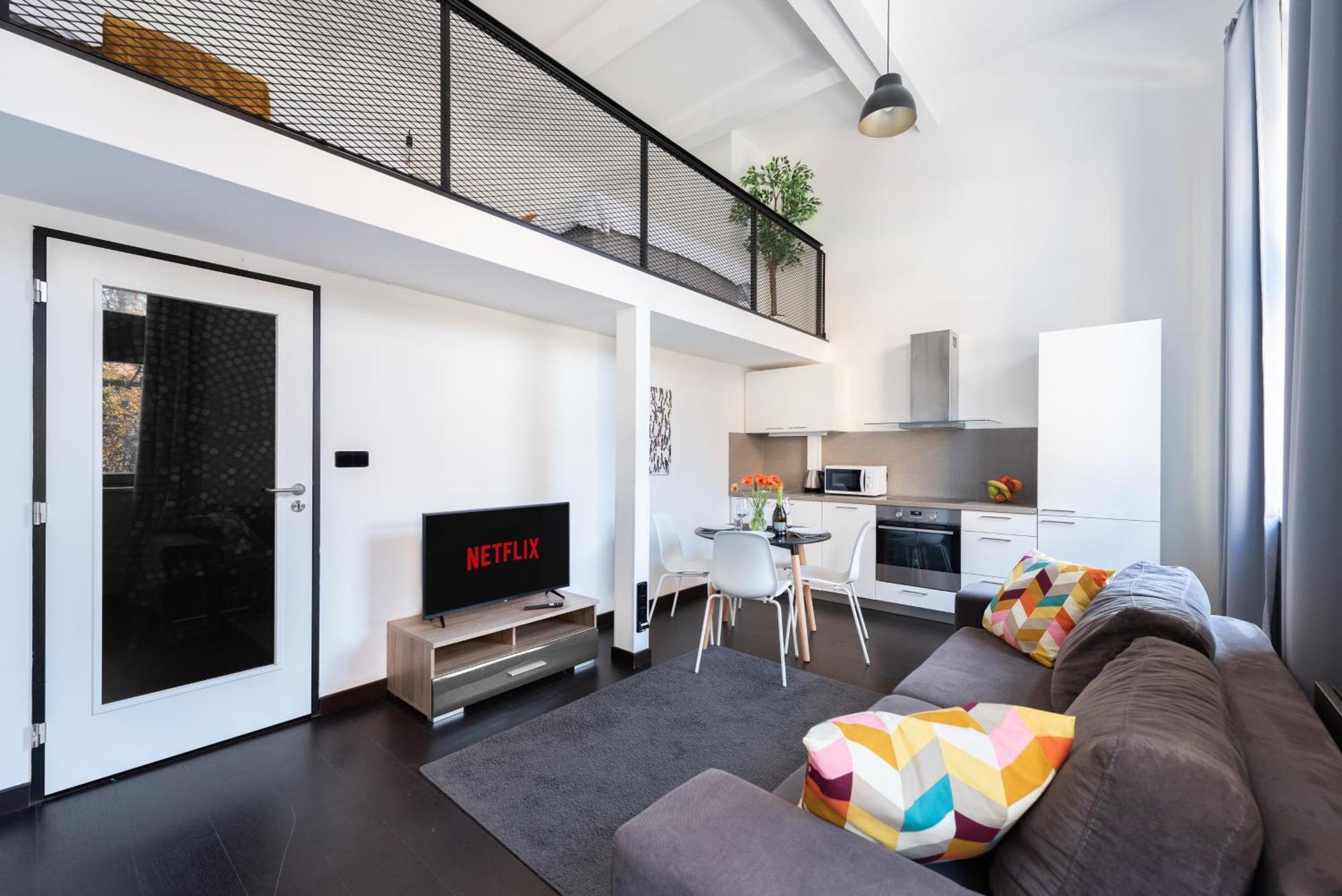 Modern Loft-apartments In Lejlighed *